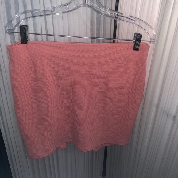 Papaya Wrap Mini Skirt w zipper accent  CLX14 - Picture 3 of 5